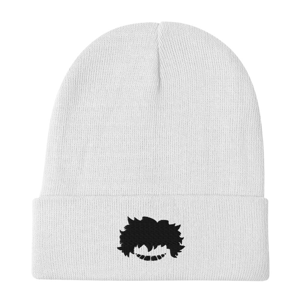 White Blind Boy Beanie